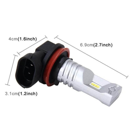 Car Fog Lights For Night Driving, Easy To Install And Use - LED bulb with plug, compact dimensions 6.9cm x 4cm, quick-install fog light for cars
