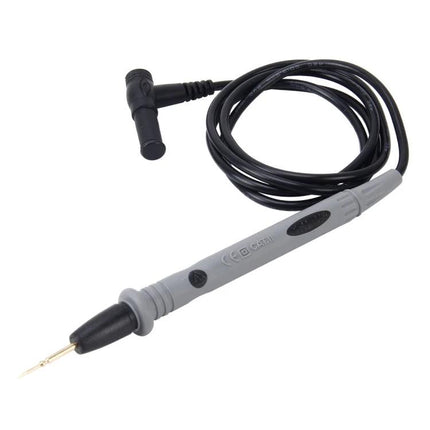 Practical Extension Cable for Daily Home Electrical Checks - gray insulated test lead with probe and coiled black cable for household wiring tests
