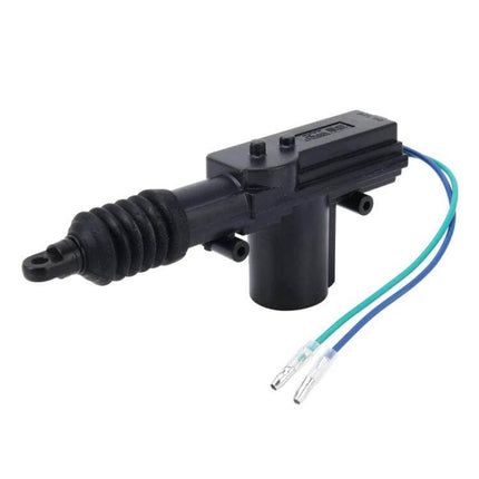 Car Door Lock Actuator For Central Locking 2-Wire Heavy Duty compact black actuator with two wires for retrofit installations
