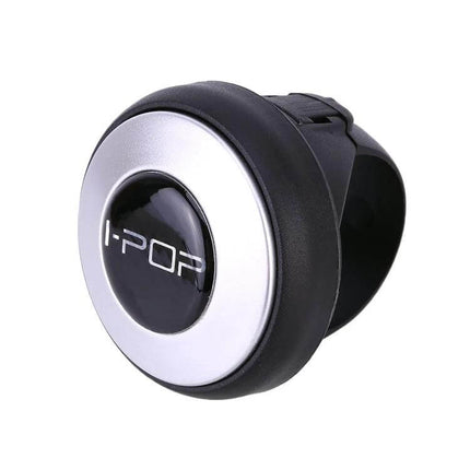 Universal Car Steering Wheel Spinner Knob for Easy Maneuvering - black silver ergonomic steering knob for tight parking and city driving