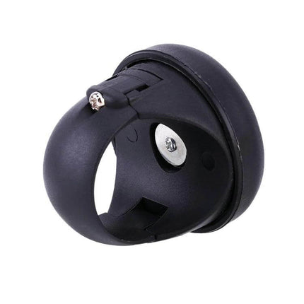 Universal Car Steering Wheel Spinner Knob for Easy Maneuvering - black universal spinner knob close-up for improved steering control