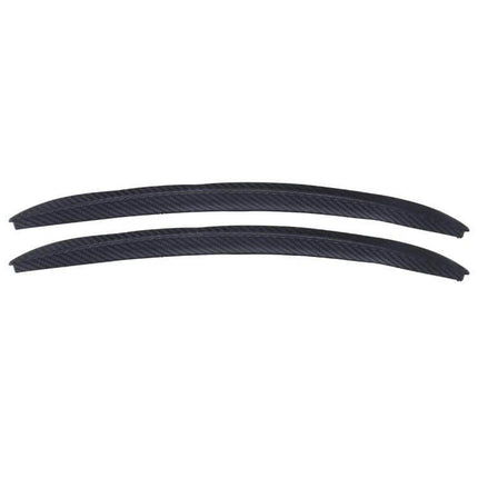 Rubber Car Door Edge Guards for Scratch Protection, 2 Pieces - flexible black rubber strips to prevent door edge dings and scratches