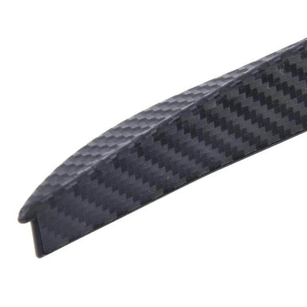 Rubber Car Door Edge Guards for Scratch Protection, 2 Pieces - carbon fiber textured rubber protector strip for car door edges