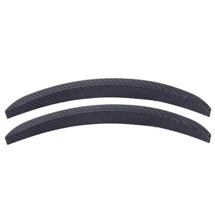 Rubber Fender Guards for Car Scratch Protection, Set of 2, 24cm - flexible black rubber door guards to prevent scratches and minor dings