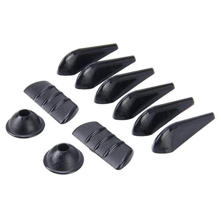 Rubber Noise-Cancelling Kit for Car Windows and Doors – black rubber wind noise reducers and anti-scratch seals for door edges and mirrors