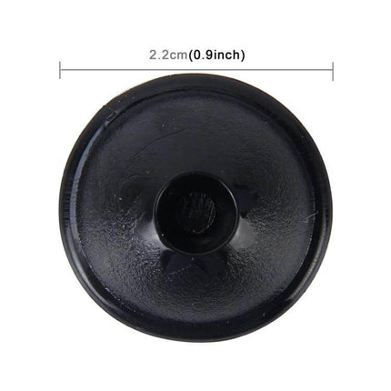 Rubber Noise-Cancelling Kit for Car Windows and Doors - black 2.2cm rubber stopper component to reduce wind noise and prevent scratches