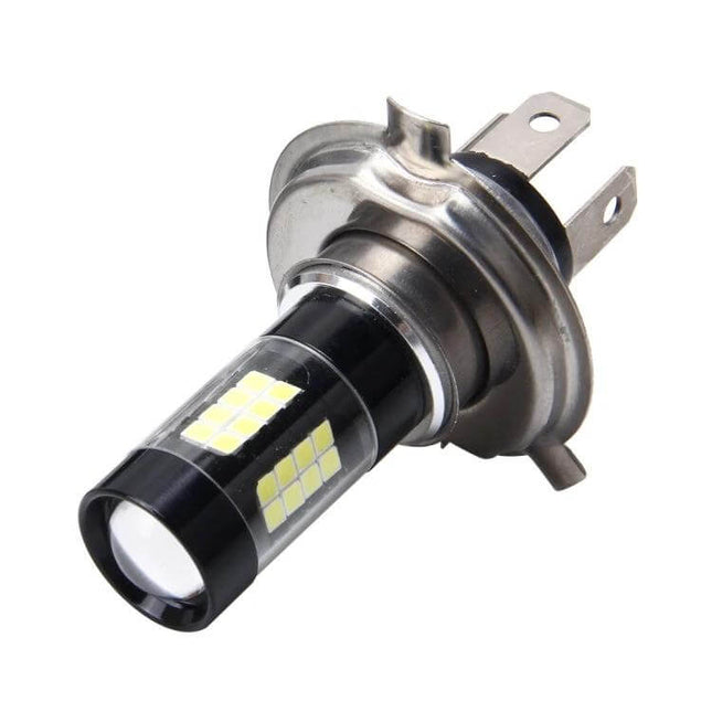 H4 Car Fog Lights LED Replacement for Clear White Beam - plug-and-play H4 LED bulb for brighter fog and headlight upgrade