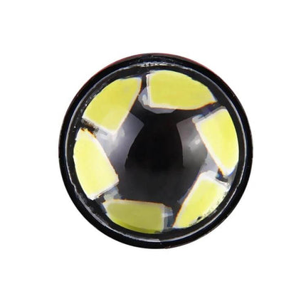 Car Fog Lights With LED Lamps For Easy Install For Everyday Driving - close-up LED fog lamp bulb showing six bright white LED chips, maintenance-free design