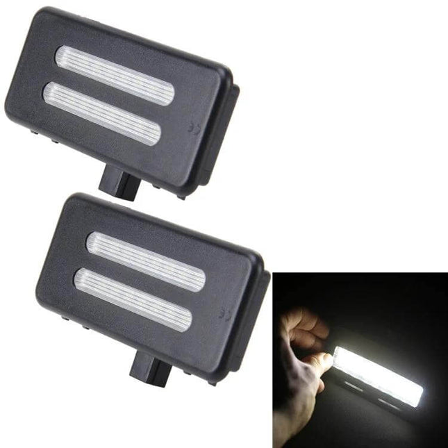 BMW Car LED Vanity Mirror Lights White 2 Pack For Car Interior compact 18 SMD-3528 LED vanity mirror lights for BMW interior
