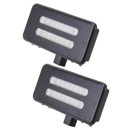 BMW Car LED Vanity Mirror Lights White 2 Pack For Car Interior - compact 18 SMD LED white vanity lights for BMW front mirror