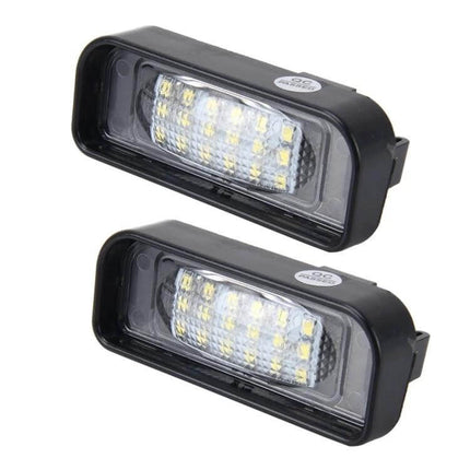 License Plate Light White 2 Pack For Vehicles Easy Plug And Play LED 18 SMD-3528 bright white, plug-and-play, CAN bus compatible replacement