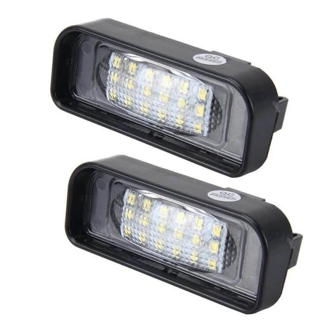 License Plate Light White 2 Pack For Vehicles Easy Plug And Play LED 18 SMD-3528 bright white, plug-and-play, CAN bus compatible replacement