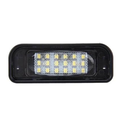 License Plate Light White 2 Pack For Vehicles Easy Plug And Play bright 18 SMD-3528 LED white license plate lamp, plug-and-play CAN bus compatible