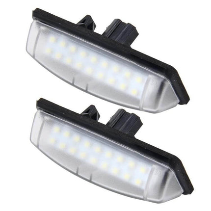 Toyota License Plate Light 2 Pack White Light For Everyday Use LED 18 SMD per lamp plug-and-play replacement for Toyota license plate illumination