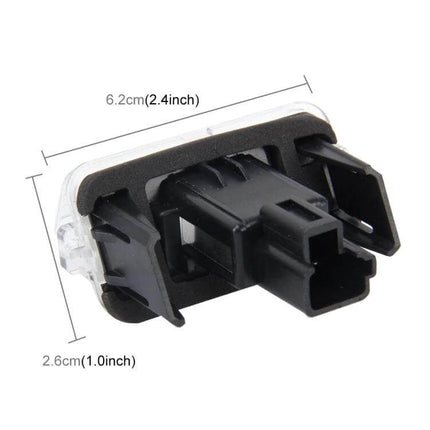 Toyota License Plate Light Set, 2-Pack, Easy Plug and Play replacement LED module with 18 SMD-3528 LEDs, 2.4in x 1.0in plug-and-play housing