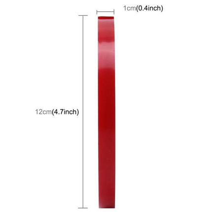 Acrylic Foam Double Sided Adhesive Tape for Signs and Auto Use, 5 Meters - red 1cm x 12cm sample strip for mounting and automotive bonding