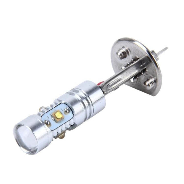 H1 Car Fog Light With 5 Cree LEDs For Foggy Weather Driving - compact slim 5-Cree LED fog bulb, easy install, bright white illumination