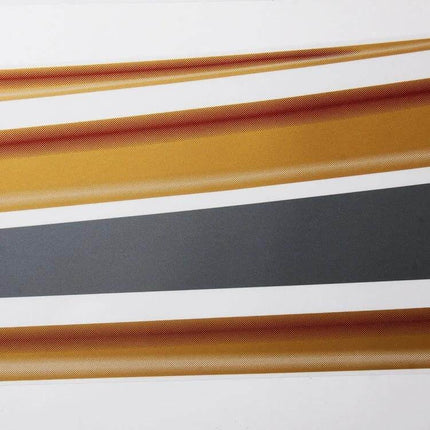 Shining Car Body Decorative Strips for Toyota Prado 4000 2011 - gold and black adhesive trim pieces for doors and side panels, easy install