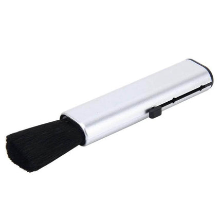 Portable Nylon Cleaning Brush for Car and Home Surfaces - compact retractable brush for car interiors, counters and tight spaces