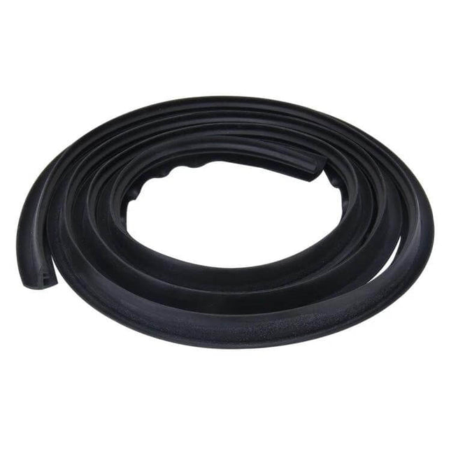 Flexible Chrome Decorative Strip for Car Dashboards, 1.5m Long - black rubber flexible trim roll for dashboard edge protection and interior styling