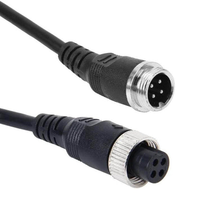 15m CCTV Video Audio Extension Cable For Camera To Monitor - weatherproof 4-pin power video audio connector cable for rear view camera installations