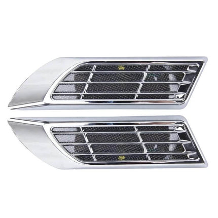 Car Body Side Solar Colorful Strobe Warning Light For Nighttime Safety - chrome side-mounted solar strobe lights for cars