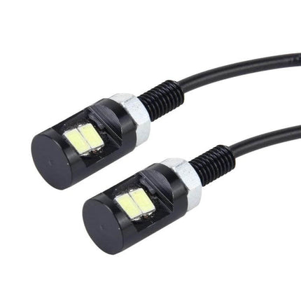 Car License Plate Light 2-Pack 12V 6500K For Clear Plate Illumination – compact LED replacement duo with wiring for standard housings