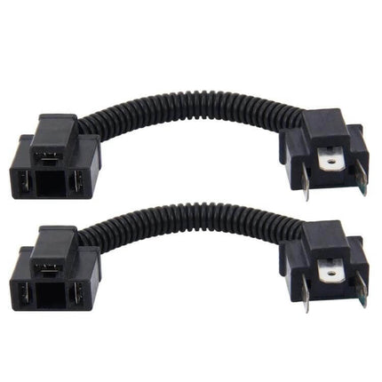 H4 Car HID Xenon Headlight Conversion Cable 2 Pack – plug-and-play H4 adapter cables for easy HID installation