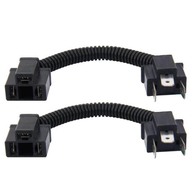 H4 Car HID Xenon Headlight Conversion Cable 2 Pack – plug-and-play H4 adapter cables for easy HID installation