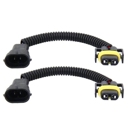 2-Pack H11 Car HID Xenon Headlight Conversion Cable – pair of pre-wired H11 to ballast plug-and-play adapter cables for HID xenon kits