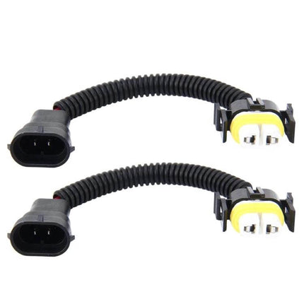 H11 Car Xenon Headlight Cable Male to Female Conversion Ceramic Socket - ceramic heat-resistant plug-and-play HID adapter