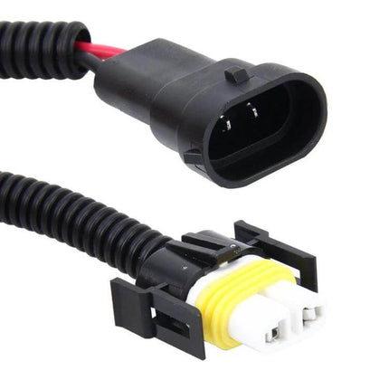 H11 Car Xenon Headlight Cable Male to Female Conversion Ceramic Socket plug-and-play heat-resistant ceramic adapter for HID headlights