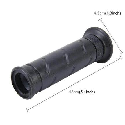 Right Motorcycle Handlebar Grips for Comfortable Riding black durable plastic grip for reduced hand fatigue and secure wet-weather hold