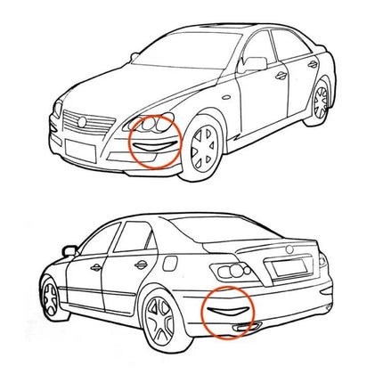 Universal Car Bumper Guard for Scratch and Crash Protection
