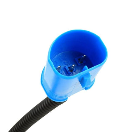 Automotive Headlight Bulb Adapter Socket For LED Conversion, 1 Pair - blue 9007/H4 adapter socket with wiring harness