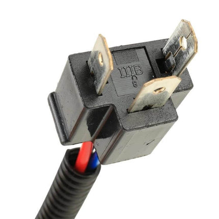 H4 To H13 Bulb Holder Adapter With Wire For Secure LED Install - durable plastic adapter with wires for secure LED headlight connection