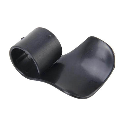 Motorcycle ABS Accelerator Handle Booster Set of 10 Pieces black plastic throttle grip booster shown on white background