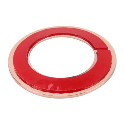 Aluminum Diamond Steering Wheel Decoration Ring for Volkswagen - red aluminum ring accent for steering wheel trim