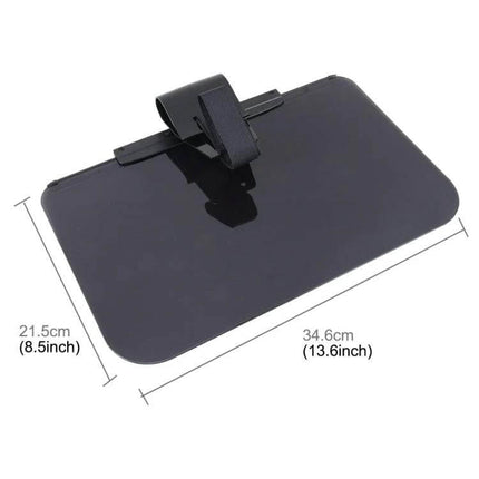 Rotating Anti-Glare Sun Visor for Car Day and Night Driving – adjustable dark visor with clip bracket, 34.6cm x 21.5cm to reduce sun and headlight glare