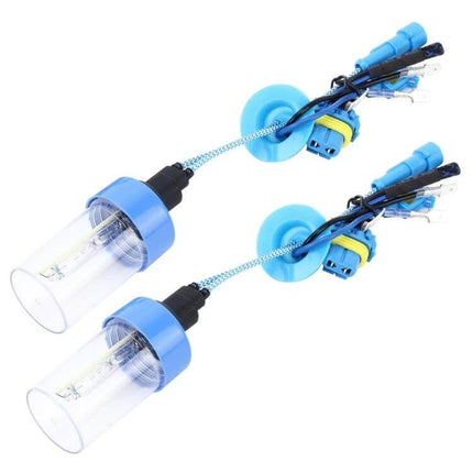 D2H HID Bulbs 2 Pack For Car Headlights And DRL Use - blue xenon replacement bulbs with wiring harness