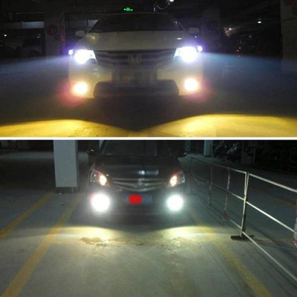 D2H HID Bulbs 2 Pack For Car Headlights And DRL Use bright xenon beam showing headlight and DRL illumination
