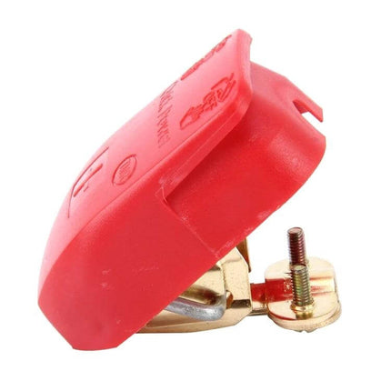 Car Battery Quick Release Connectors Red Positive Blue Negative red insulated positive clamp for fast tool-free battery swaps
