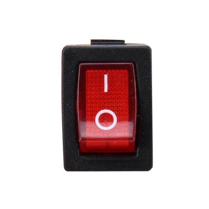 Car Push Button Switch for Additional Car Accessories red on/off rocker switch with illuminated I/O symbols
