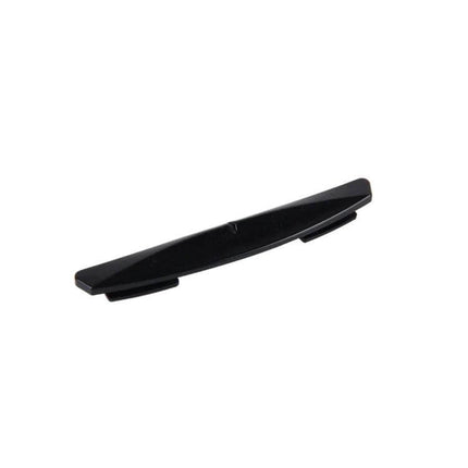 Set of 4 Black Rubber Car Side Door Edge Protection Guards - single black rubber guard close-up, easy-apply design