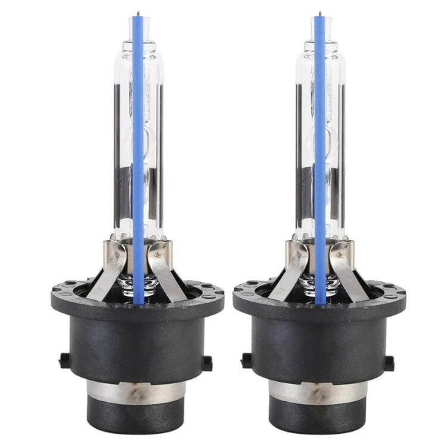 HID Xenon Headlight Bulbs For Cars Everyday Visibility - pair of 35W HID xenon bulbs for headlight, fog and DRL applications, bright focused nighttime illumination
