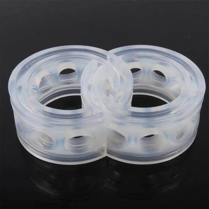 Car Shock Absorber Spring Buffer for Auto Bumpers and Frames - clear rubber bumper-to-frame shock absorber spring buffer pair