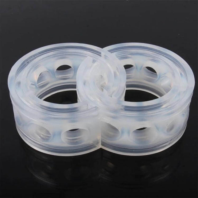 Car Shock Absorber Spring Buffer for Auto Bumpers and Frames - clear rubber bumper-to-frame shock absorber spring buffer pair
