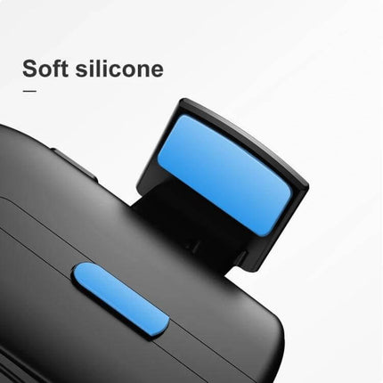 JOYROOM Adjustable Car Phone Holder for Secure Mounting showcasing soft silicone pads and adjustable clamp for safe hands-free driving