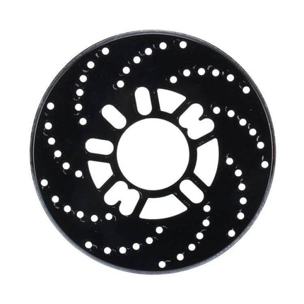 Universal Aluminium Wheel Disc Brake Cover Decorative black aluminium cross-drilled rotor-style decorative wheel disc cover for passenger cars