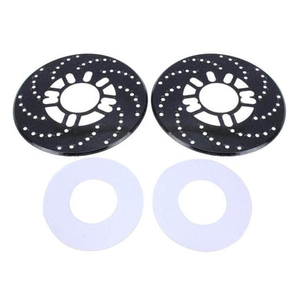 Universal Aluminium Wheel Disc Brake Cover Decorative black cross-drilled rotor-style decorative covers for passenger car wheels